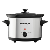 Daewoo SDA1364GE 3.5L Slow Cooker Stainless Steel