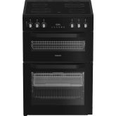 Hotpoint HDE6VDCASB1 60cm Freestanding Electric Double Oven Cooker with Air Fry