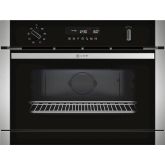 Neff C1APG64N0B, Built-in compact microwave with steam function