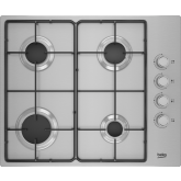 Beko HIBG64120SX 60cm Gas Hob - Stainless Steel