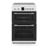 Montpellier MDOG60LW 60cm Double Gas Cooker in White