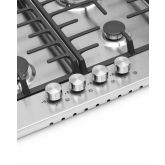 Montpellier MGH61CX 58cm Stainless Steel Gas Hob