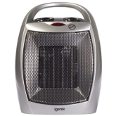 Igenix IG9030 1800W PTC Ceramic Fan Heater Silver