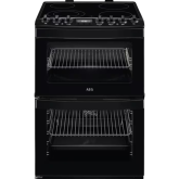 AEG CCB6741ACB Ceramic Electric Cooker with Double Oven