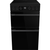 Hisense HDCEC5C10B Electric Cooker With Double Oven, 50 Cm