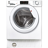 Hoover HBWS48D1W4J-80 Integrated Washing Machine, 8Kg, 1400 Spin, White, B Rated