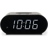 Roberts ORTUSCHARGEBK FM Clock Radio With Wireless Phone Charging
