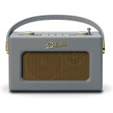 Roberts REV-UNOBTDG Revival Uno DAB/DAB /FM radio with 2 alarms and line out in Dove Grey Bluetooth
