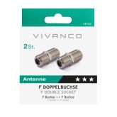 Vivanco 48102 F Double Scoket 2Pcs