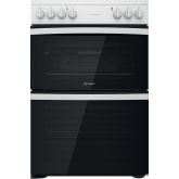 Indesit ID67V9KMW/UK Double Cooker - White