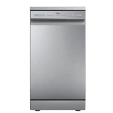 Midea MDWEF1034CS Slimline Silver Freestanding Dishwasher 