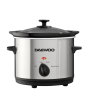 Daewoo SDA1363GE 1.5L Slow Cooker Stainless Steel