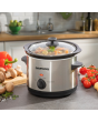Daewoo SDA1363GE 1.5L Slow Cooker Stainless Steel