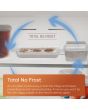 Hotpoint HPGF6544X4UK Triple No Frost American Fridge Freezer with VitalCare