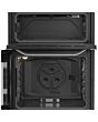 Hotpoint HDG6GDCWX 60cm Freestanding Gas Double Oven Cooker with Glass Lid