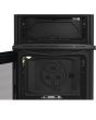 Indesit IDG6GB 60cm Gas Double Cooker - Black