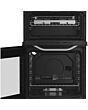 Hotpoint HTG5GCW Freestanding 50cm Gas Double Cooker - White