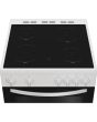 Indesit ITE6VMW Freestanding 60cm Electric Cooker with Ceramic Hob