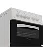 Hotpoint HTG5GCW Freestanding 50cm Gas Double Cooker - White