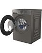 Hotpoint HB123WGCAREUK Fabric Care Freestanding 12kg 1400rpm Washing Machine with HomeWhiz - Manhattan Grey