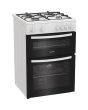 Indesit IDG6GW Freestanding 60cm Gas Double Cooker - White