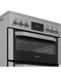 Hotpoint HDG6GDCX Freestanding 60cm Gas Cooker with Double Oven