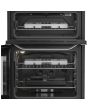 Hotpoint HDG6GDCX Freestanding 60cm Gas Cooker with Double Oven