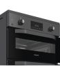 Hotpoint HDE6IDC2SA 60cm Freestanding Electric Double Cooker with Induction Hob