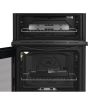 Indesit IDG6GB 60cm Gas Double Cooker - Black