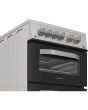 Hotpoint HDG5GCX Freestanding 50cm Gas Double Cooker - Inox