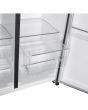 Indesit Push&Go INGF 6441 XP4UK Total No Frost American Fridge Freezer - Inox