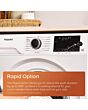 Hotpoint HBD8680GANTISTAINUK AntiStain Freestanding 8+6kg Washer Dryer - Graphite