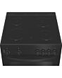 Indesit IDE6VMB 60cm Electric Cooker with Ceramic Hob - Black