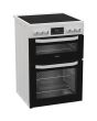 Hotpoint HTE6VDCW Freestanding 60cm Ceramic Electric Cooker - White