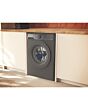 Hotpoint HB123WGCAREUK Fabric Care Freestanding 12kg 1400rpm Washing Machine with HomeWhiz - Manhattan Grey