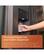 Hotpoint HPG26573WXP4UK Freestanding American Style Fridge Freezer - Inox
