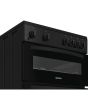 Indesit IDG6GB 60cm Gas Double Cooker - Black