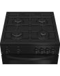 Indesit IDG6GB 60cm Gas Double Cooker - Black