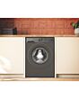 Hotpoint HB123WGCAREUK Fabric Care Freestanding 12kg 1400rpm Washing Machine with HomeWhiz - Manhattan Grey