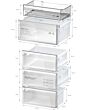 Bosch KGN392WDFG, Free-standing fridge-freezer with freezer at bottom
