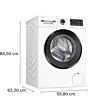 Bosch WGG254F1GB, Washing machine, front loader