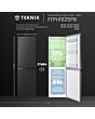 Teknix FFPH1825PB 55cm 50/50 Fridge Freezer Total No Frost - Black