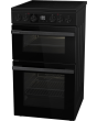 Hisense HDCEC5C10B Electric Cooker With Double Oven, 50 Cm