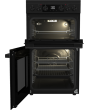 Hisense HDCEC5C10B Electric Cooker With Double Oven, 50 Cm