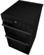 Hisense HDCEC5C10B Electric Cooker With Double Oven, 50 Cm