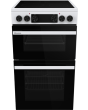 Hisense HDCEC5C10W Electric Cooker With Double Oven, 50 Cm