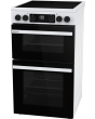 Hisense HDCEC5C10W Electric Cooker With Double Oven, 50 Cm