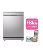LG DF273FVS 14 Place Setting Truesteam™ Full Size Freestanding Dishwasher, Silver