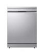 LG DF273FVS 14 Place Setting Truesteam™ Full Size Freestanding Dishwasher, Silver