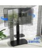 PPS FS1-BLK Black Pedestal Floor Stand